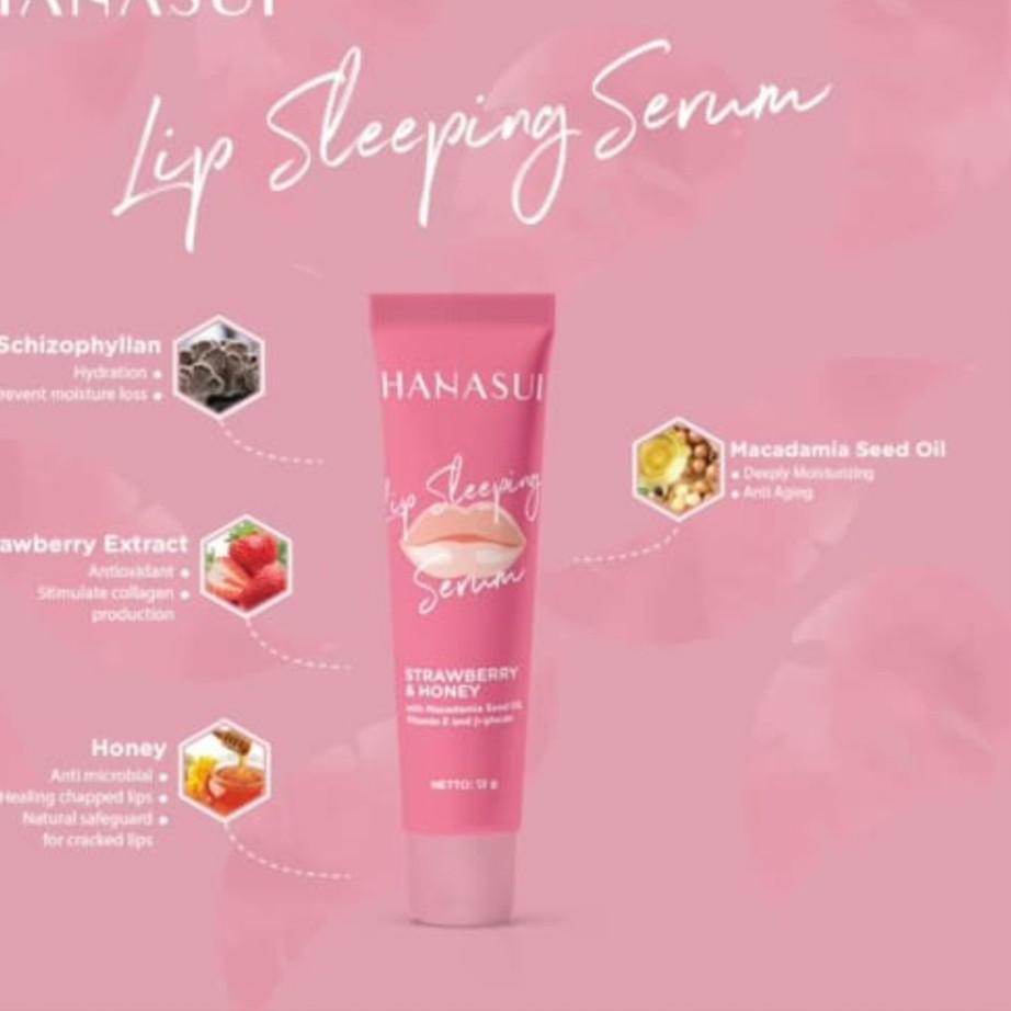 ➣ [MURAH] HANASUI LIPS Sleeping Serum / Lip Serum Hanasui ORIGINAL dan ❉