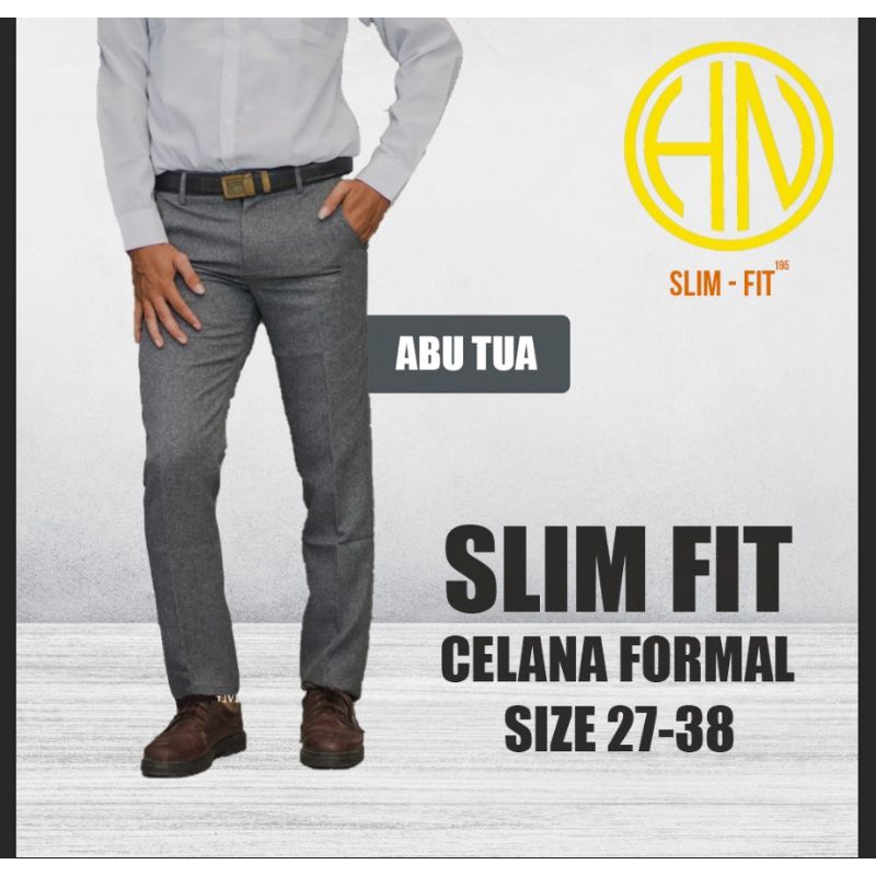 CELANA FORMAL | SLIMFIT PRIA | PANJANG