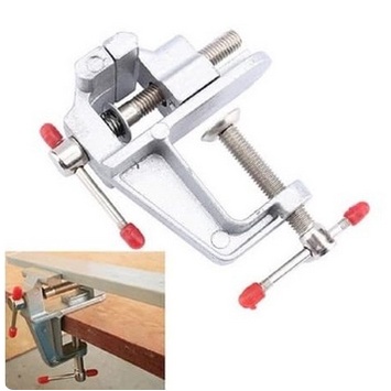 Mini Vise Clamp Meja Klem Catok Vise Table Alumunium Penjepit Benda