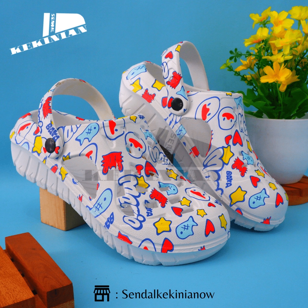 Sandal kodok dewasa printing/ Sandal karakter dewasa