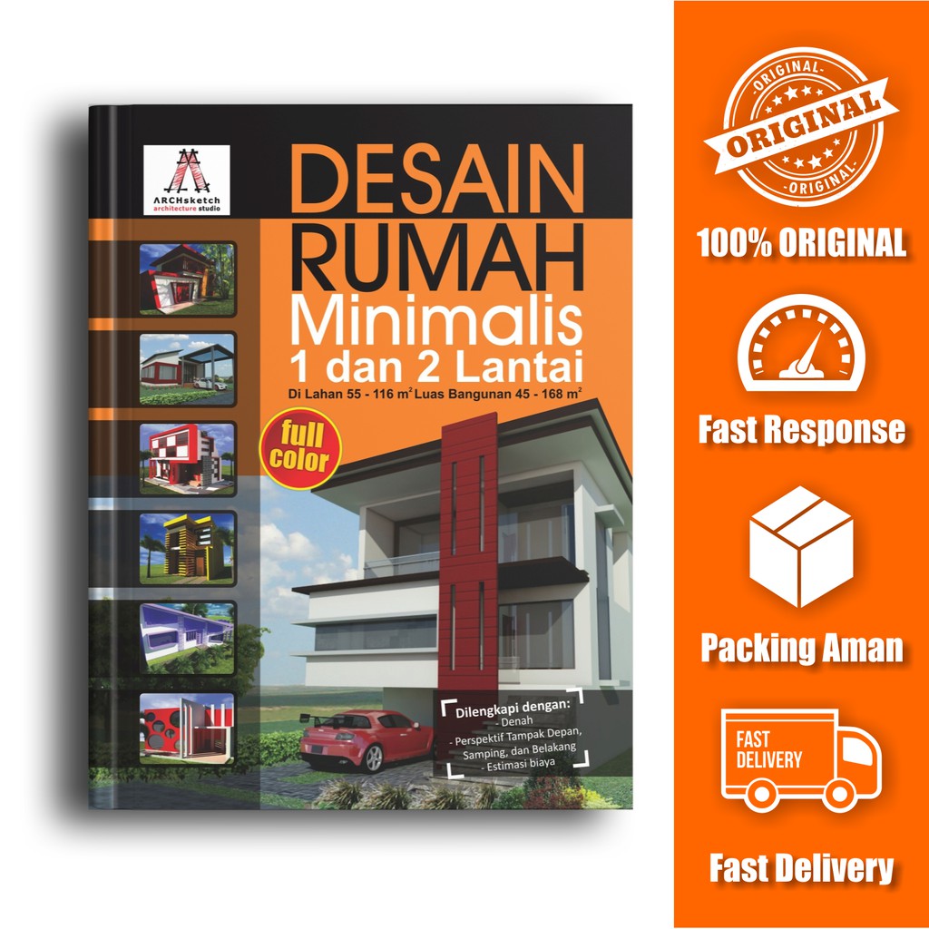 Buku Desain Rumah Minimalis 1 dan 2 Lantai