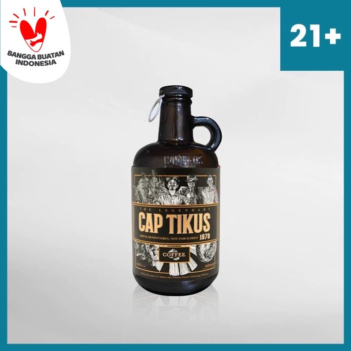 Liquer Cap Tikus Cofee 320 ml ( Original &amp; Resmi By Vinyard )