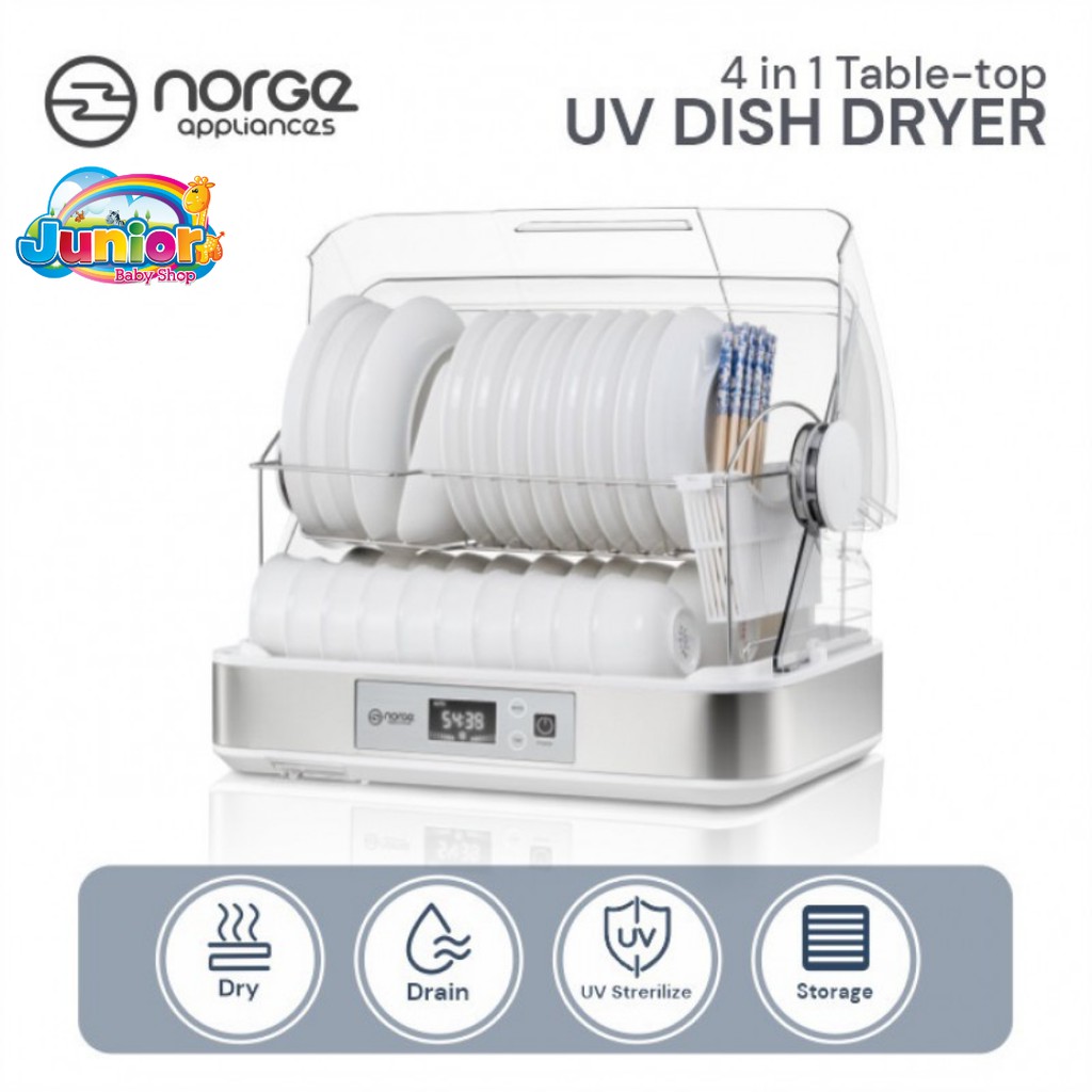 Norge 4in1 Table Top UV Dish Dryer