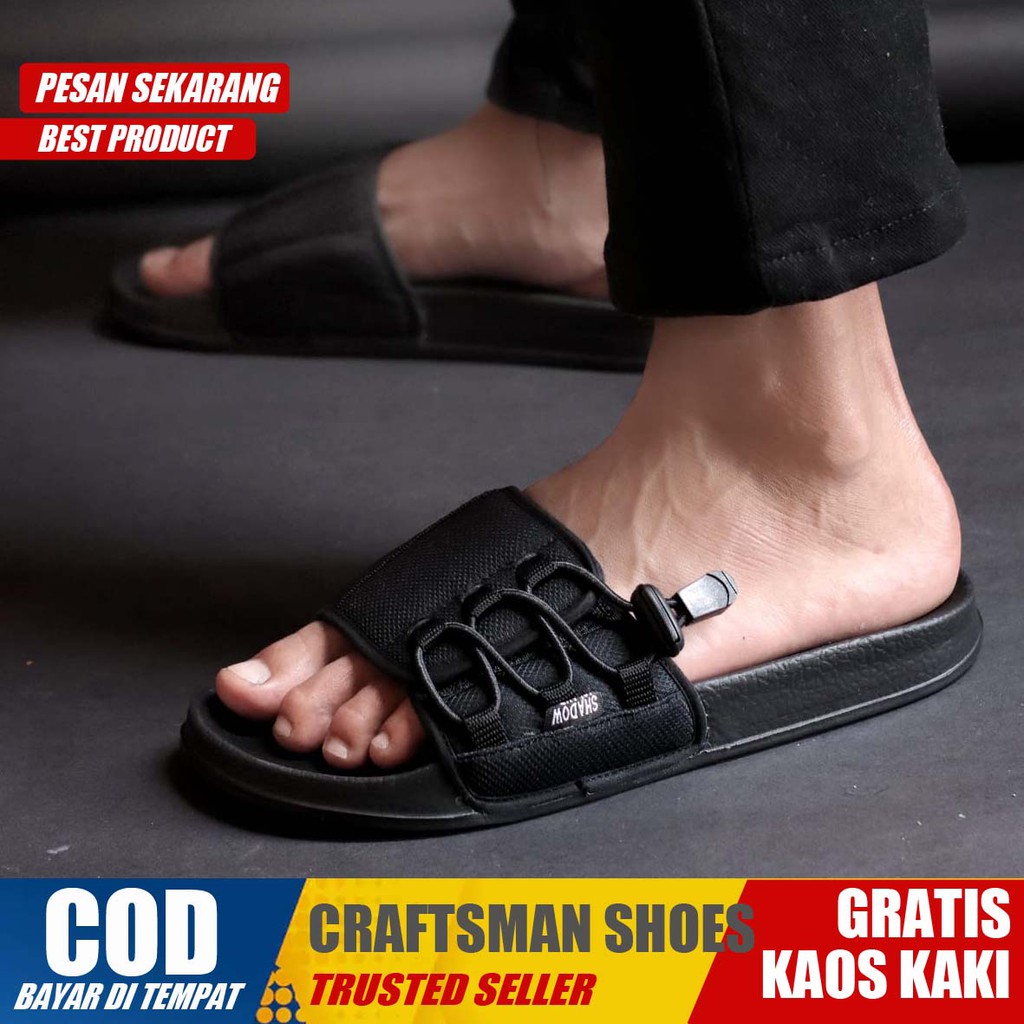 CRAFTS Sandal Slide Pria Sendal Pria Distro Kasual Terbaru