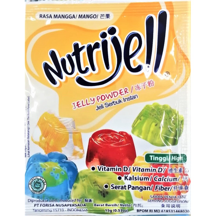 

Nutrijell Agar Rasa Mangga 15gr