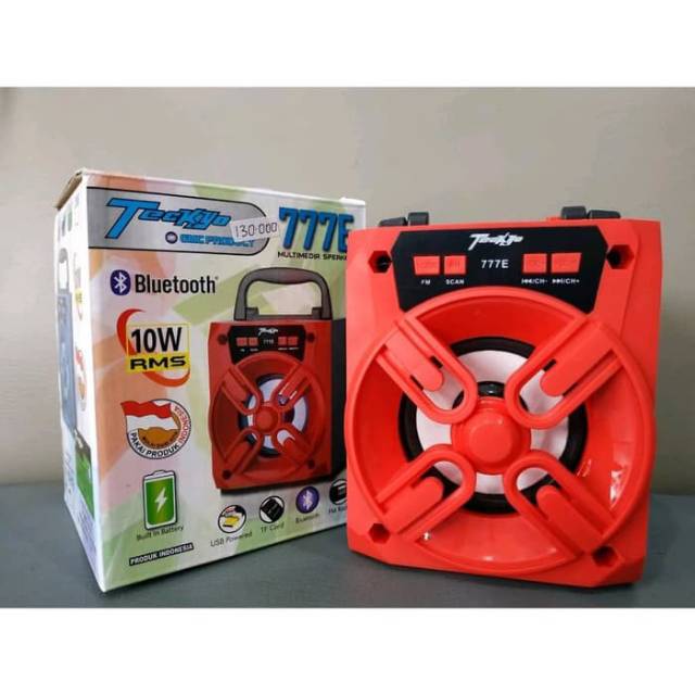 Speaker Teckyo Super ngebas Bluetooth USB FM Fortable 777E GMC murah meriah