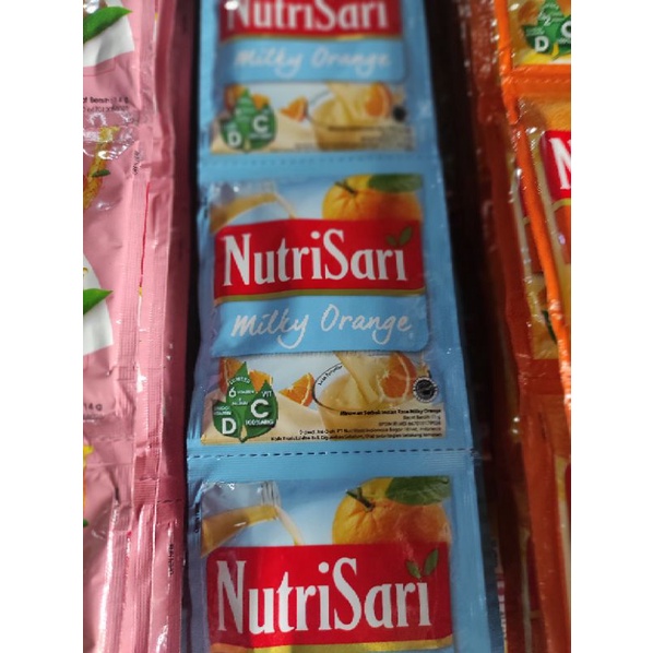 

Nutrisari Milky Orange 11g