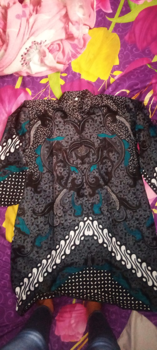 Batik Couple Keluarga Modern Sania Ruffle Ori Ndoro Jowi Dnt Motif Dimensiabu