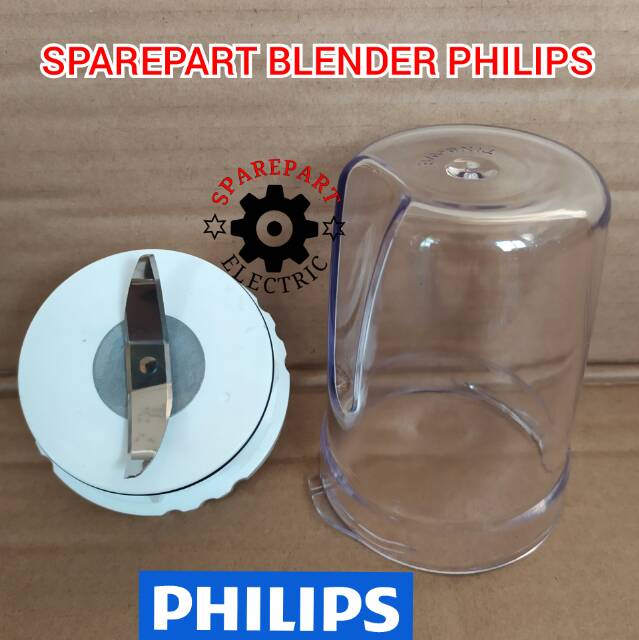 PISAU + GELAS BUMBU 1SET BLENDER PHILIPS HR 2061 2071 2115 2116