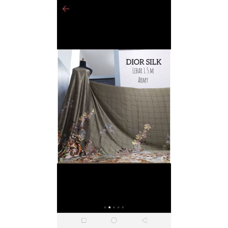 Bahan Dior Silk