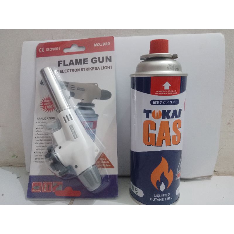 kepala gas torch + kaleng gas