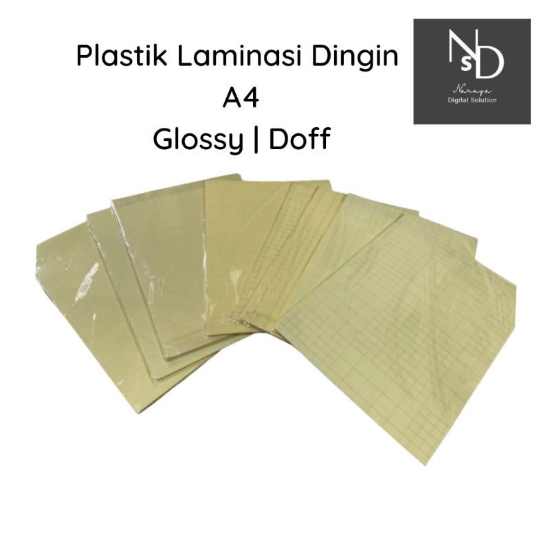 

Plastik Laminasi Dingin - Cold A4 - Gloss | Matte
