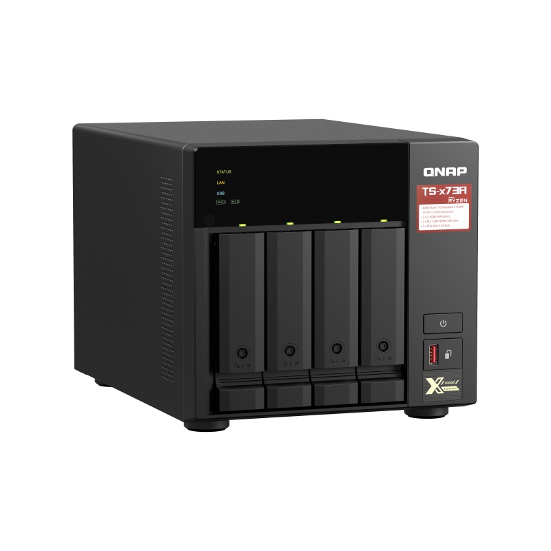 QNAP TS-473A RAM 4-Bay NAS diskless AMD Quad Core NAS