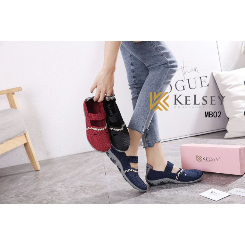 Kelsey Sepatu Rajut Wanita / Sepatu Rajut Flat Women  MB02