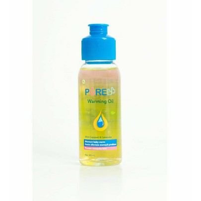 PURE baby Warming oil Minyak Telon 60 ml