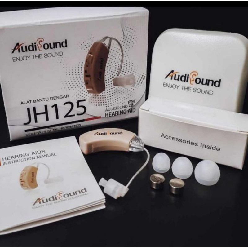 Hearing Aid JH125- alat bantu dengar model cantol  JH125 Audio sound hearing aid