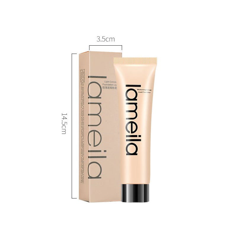 LAMEILA 3078 LIQUID FOUNDATION LIGHT CONCEALER BB CREAM WATERPROOF