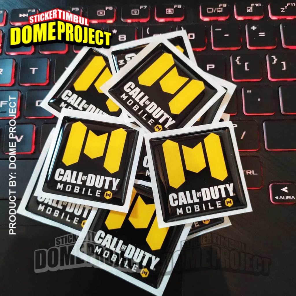 [PROMO BUY 3 GET 1] CALL OF DUTY MOBILE STICKER MOTOR RESIN TIMBUL AKSESORIES MOTOR STICKER MOTOR CASING HP