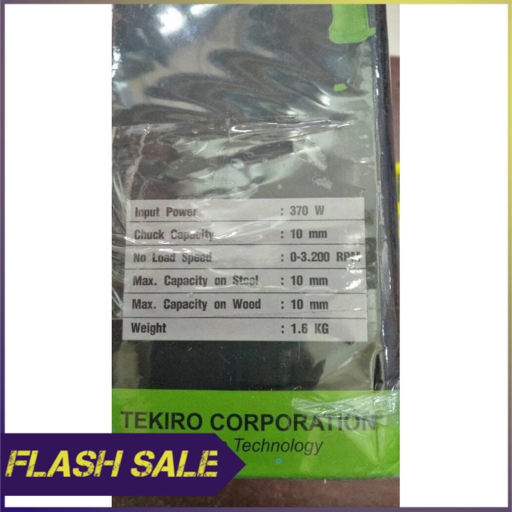 mesin bor RYU by TEKIRO uk 10mm 2 arah bor listrik bor tangan