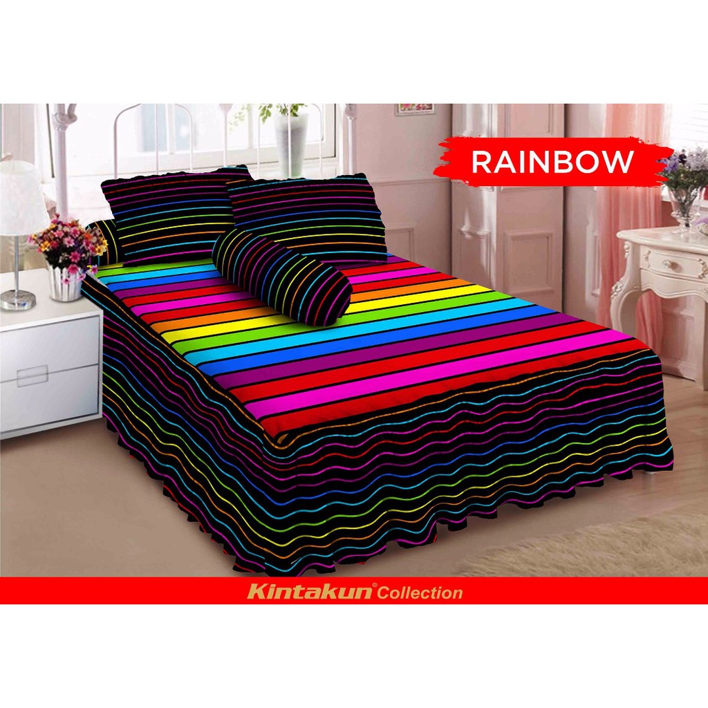 Sprei King Rumbai Kintakun 3D Santika Deluxe / D'luxe 