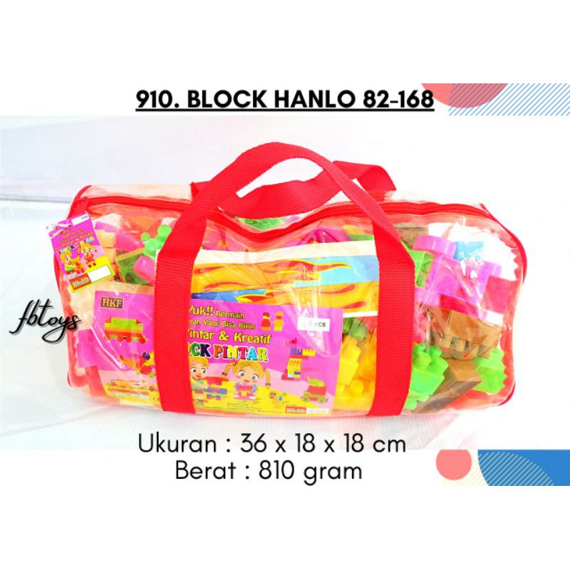 Mainan Anak Block Isi 168 HKF Hanlo82168