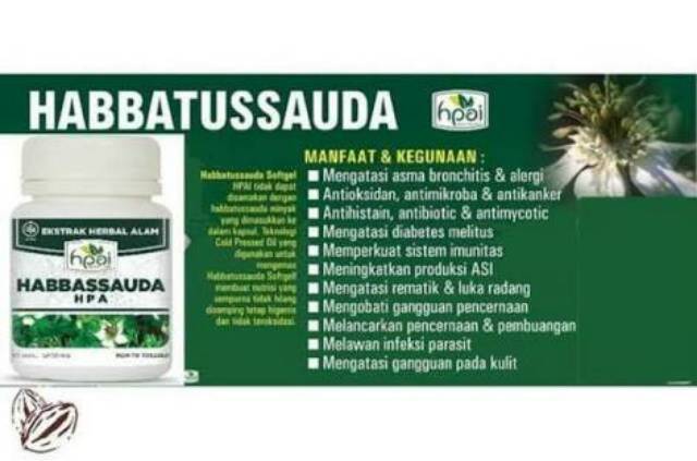 Habatusaudah Kapsul Habbassaudah Hpai Shopee Indonesia