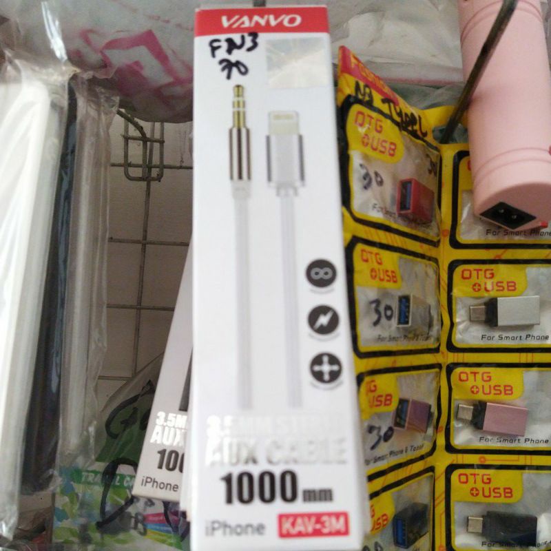 kabel aux iPhone lighting vanvo