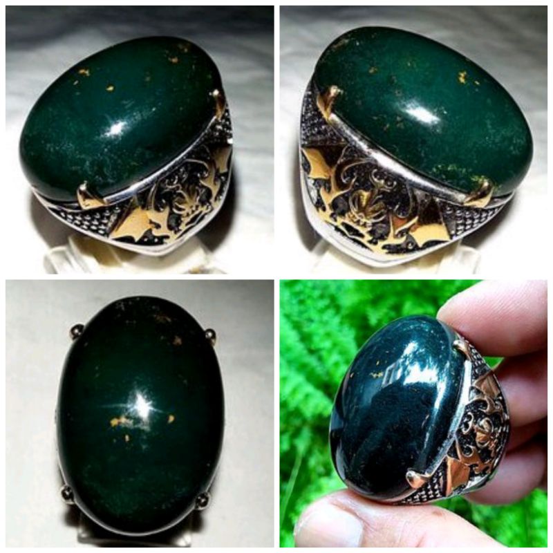 batu cincin hijau garut natural original (140)