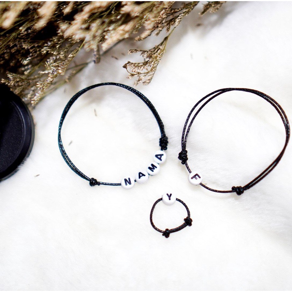 CINCIN INISIAL / cincin custom huruf kamu / foto realpict-7