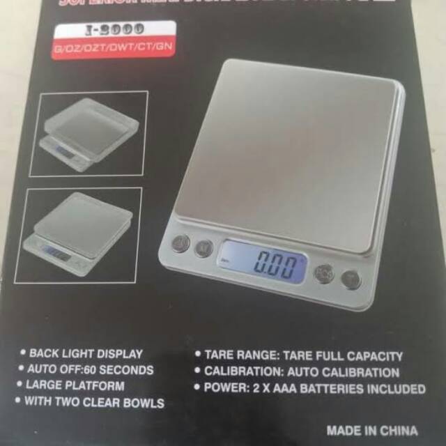 TIMBANGAN DIGITAL DAPUR PERHIASAN EMAS 500 Gram 0.01 g + WADAH