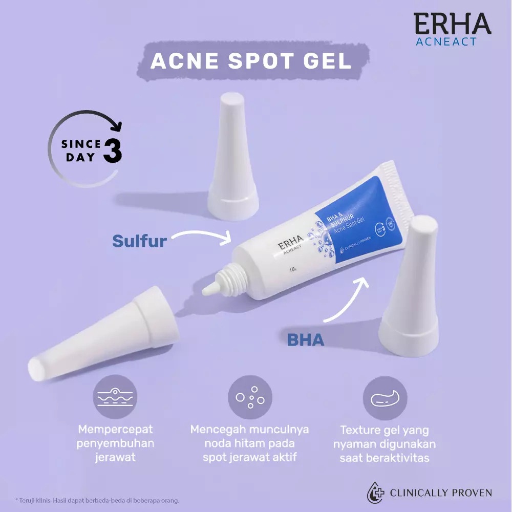 ERHA21 ERHA Acne Spot Gel 10g / Obat Jerawat / Totol Jerawat