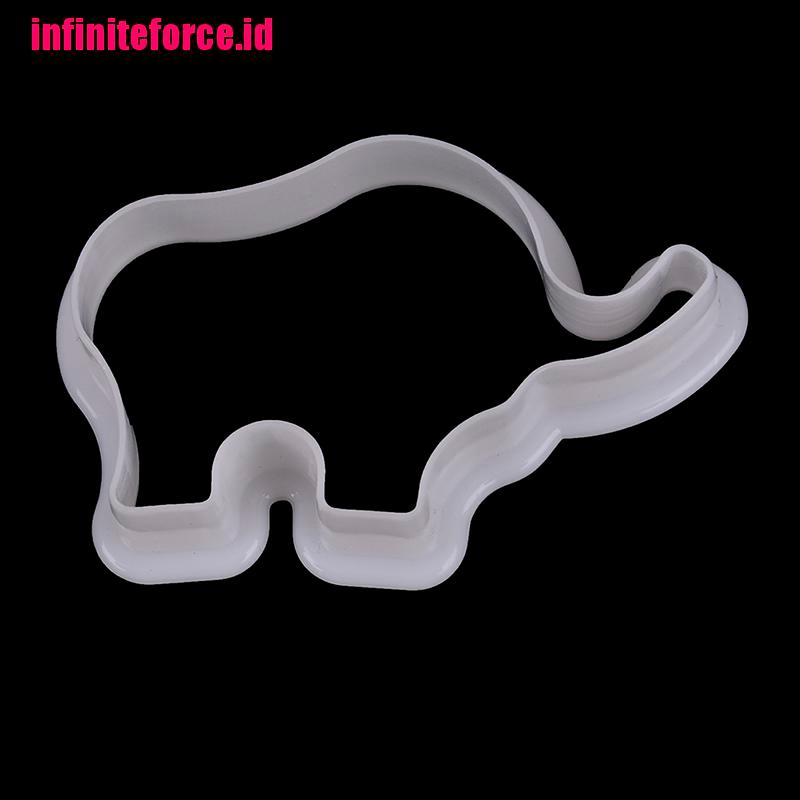 6pcs animal plastic cookie biscuit cutters pastry fondant moulds cake decor tool