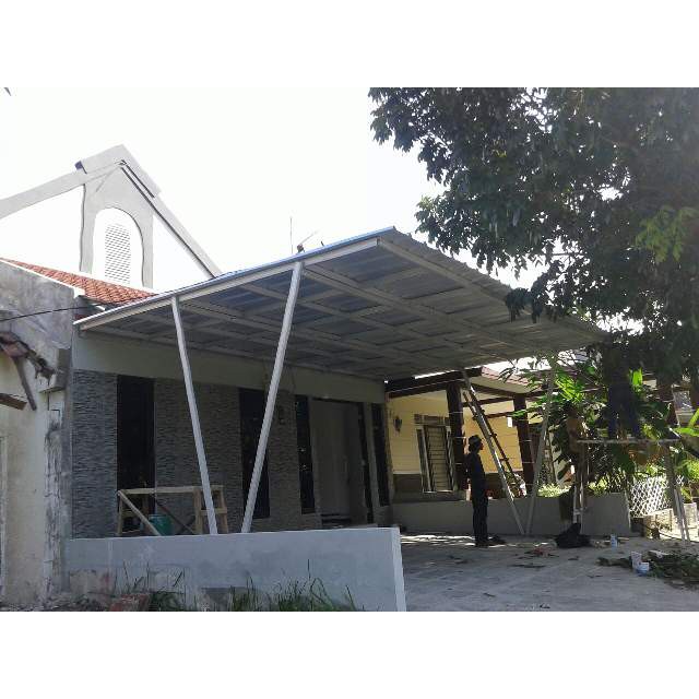 harga kanopi baja ringan atap Alderon RS