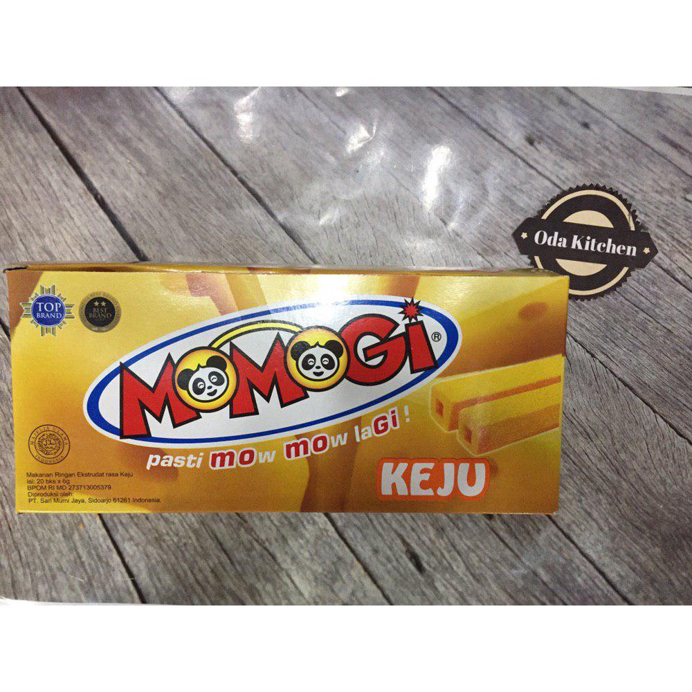 MOMOGI SNACK STICK KEJU PACK 20X5gr