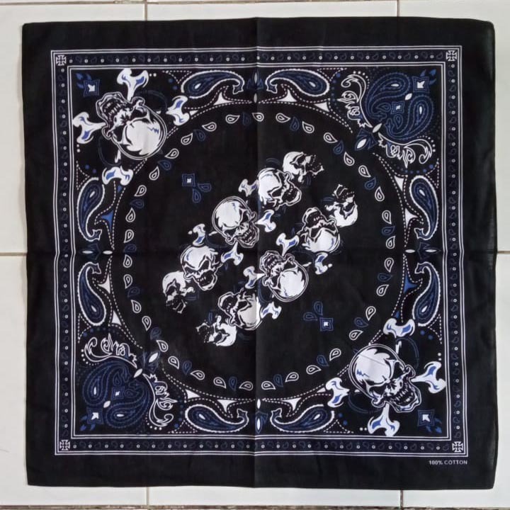 Bandana Tengkorak Skull Slayer Biker Scarf