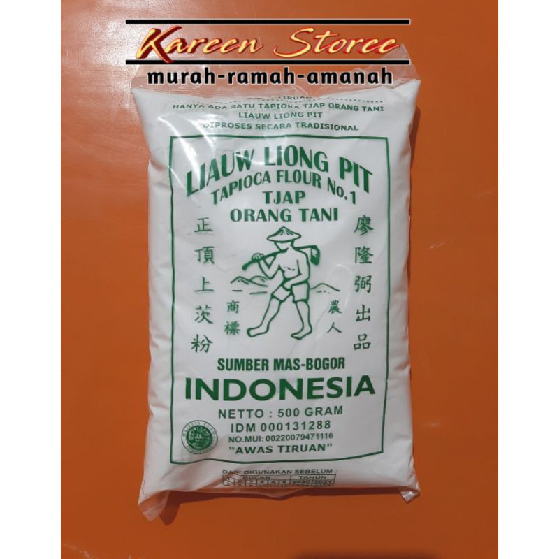 

Sagu Tani/Tepung Tapioka Liauw Liong Pit kemasan 500g