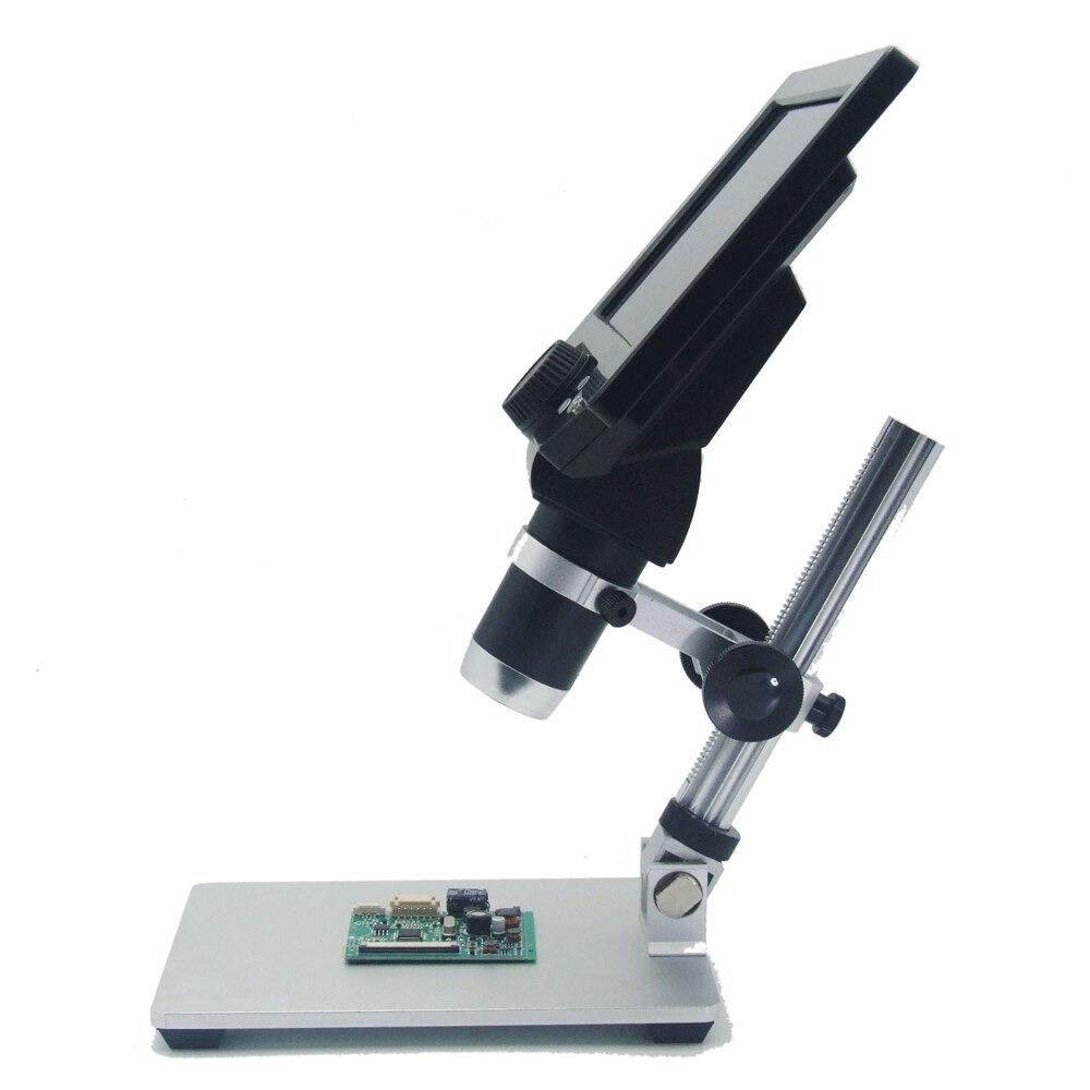 Mikroskop Lab Digital 12MP 1200X with Monitor &amp; Metal Stand - G1200