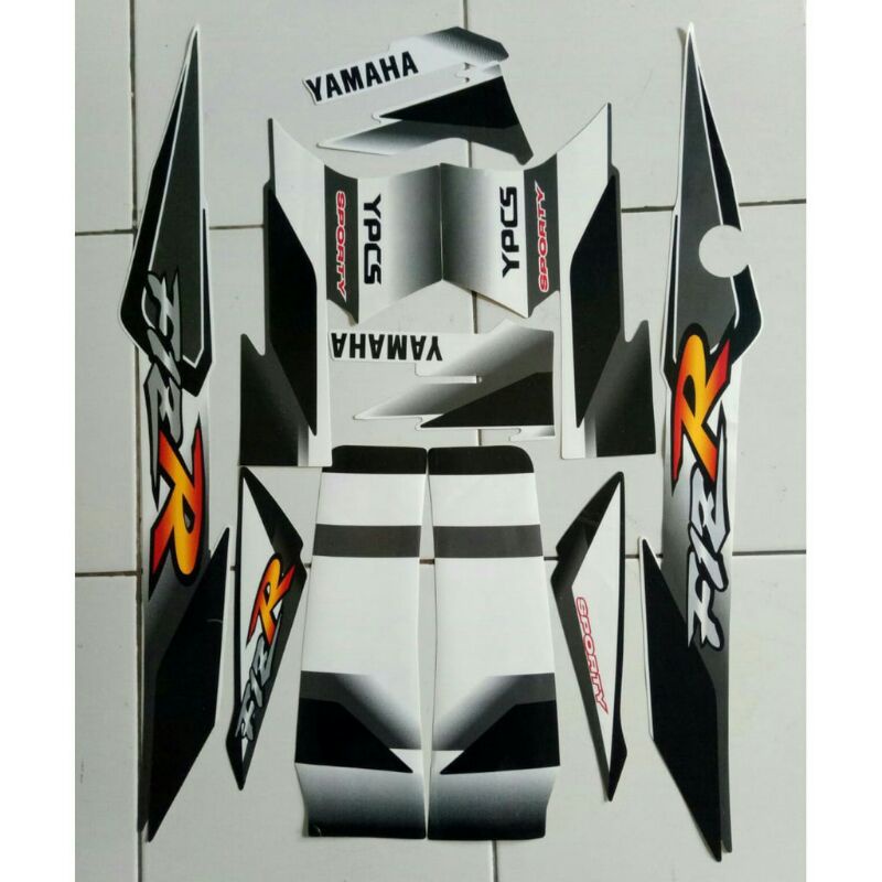 stiker striping yamaha FIZR 2001 hitam