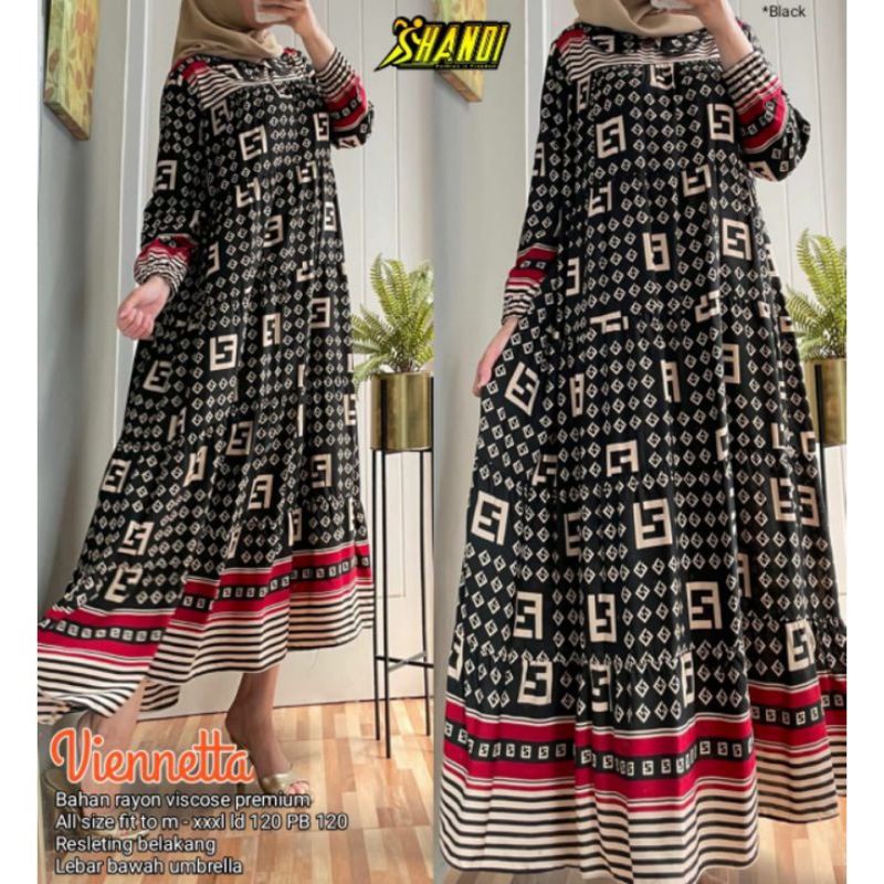 VIENNETTA DRESS MIDI BY SHANDI