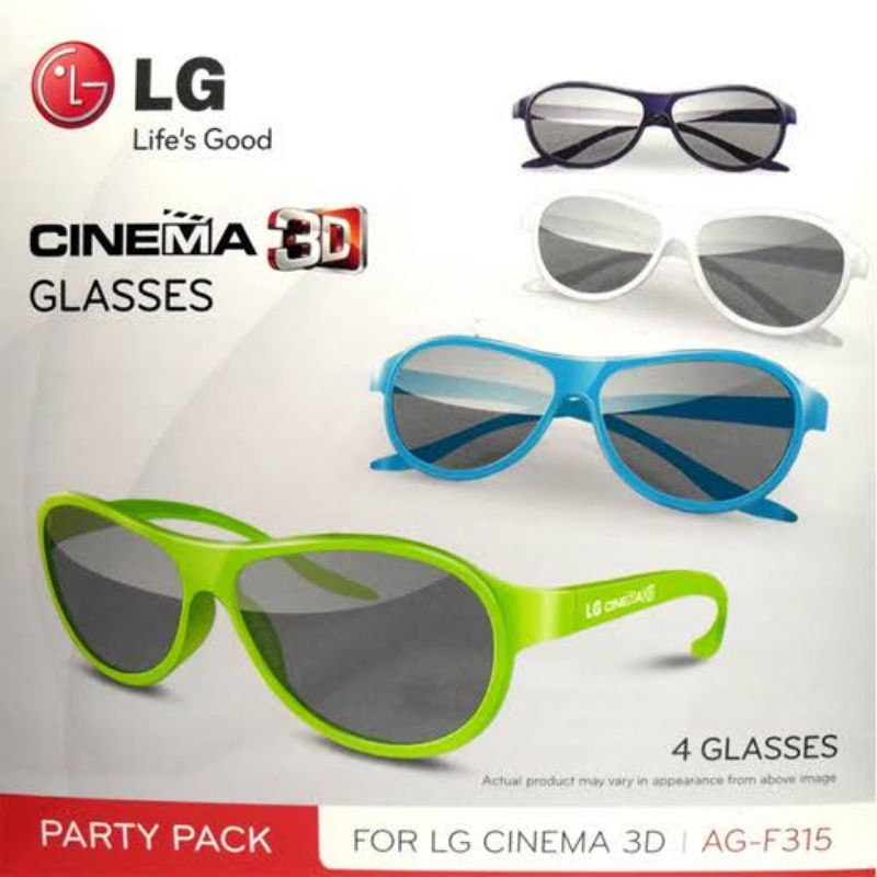 Kacamata 3D LG isi 4