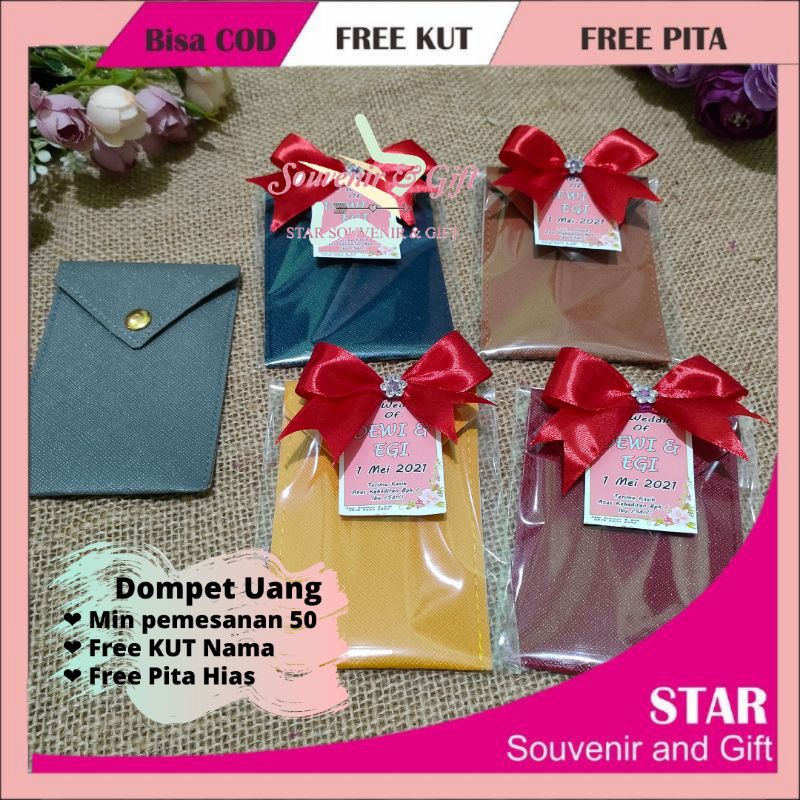 SOUVENIR DOMPET KARTU | DOMPET KOIN | DOMPET UANG | KEMAS PLASTIK | SOUVENIR MURAH SURABAYA