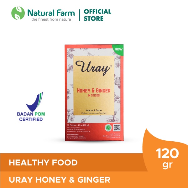 

Madu Uray Sticks Honey Ginger - 120gr