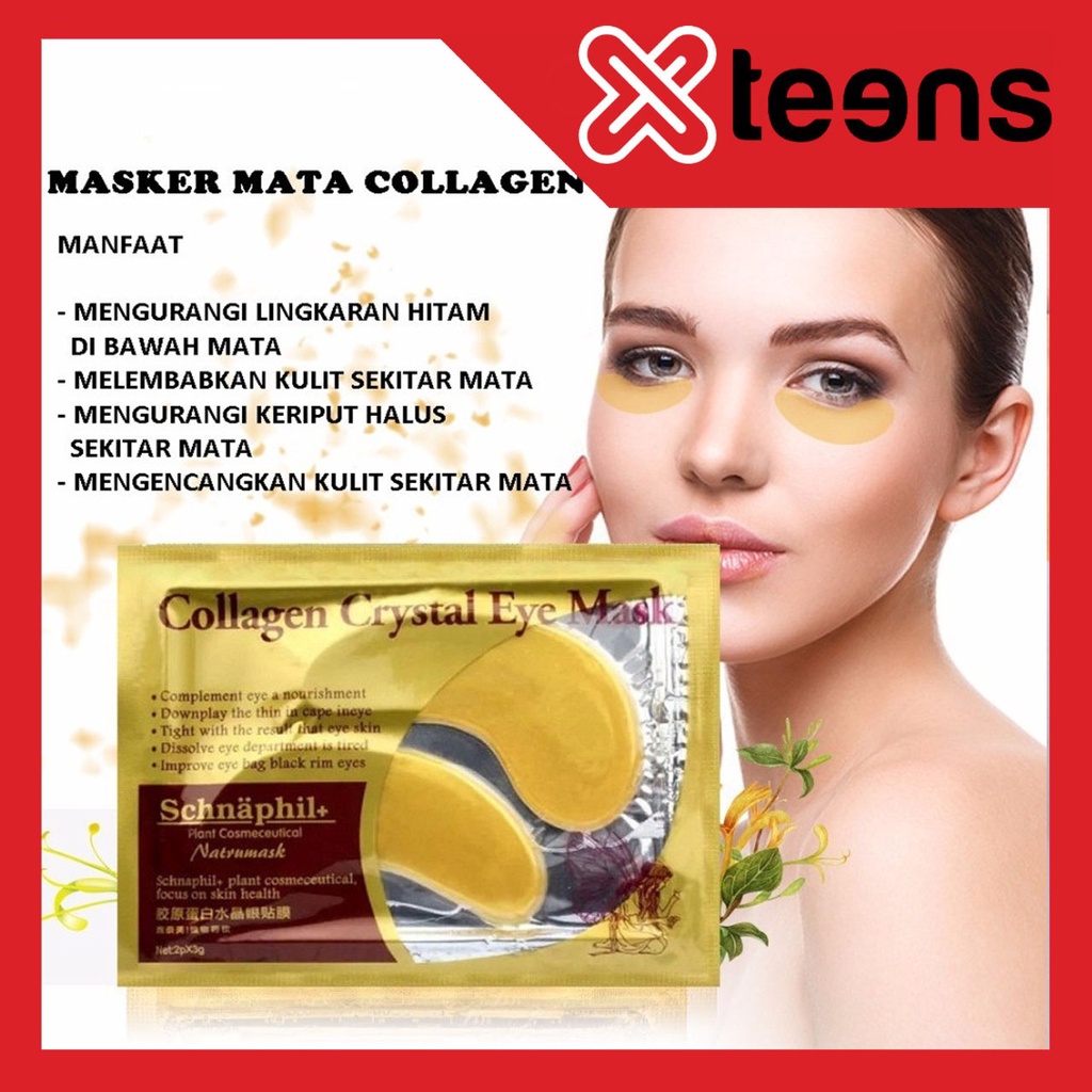 Eye Patch Collagen Crystal Eye Mask Moisturizing Colagen Mata Masker Kolagen serum mata roll