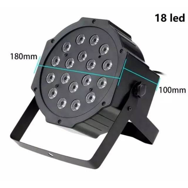 LAMPU PAR  LED 18 *3 WATT lampu sorot 18 led