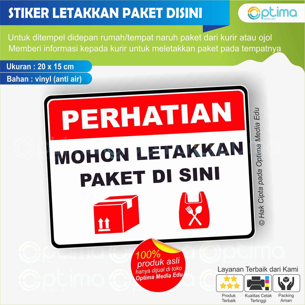 

STIKER LETAKKAN PAKET DI SINI