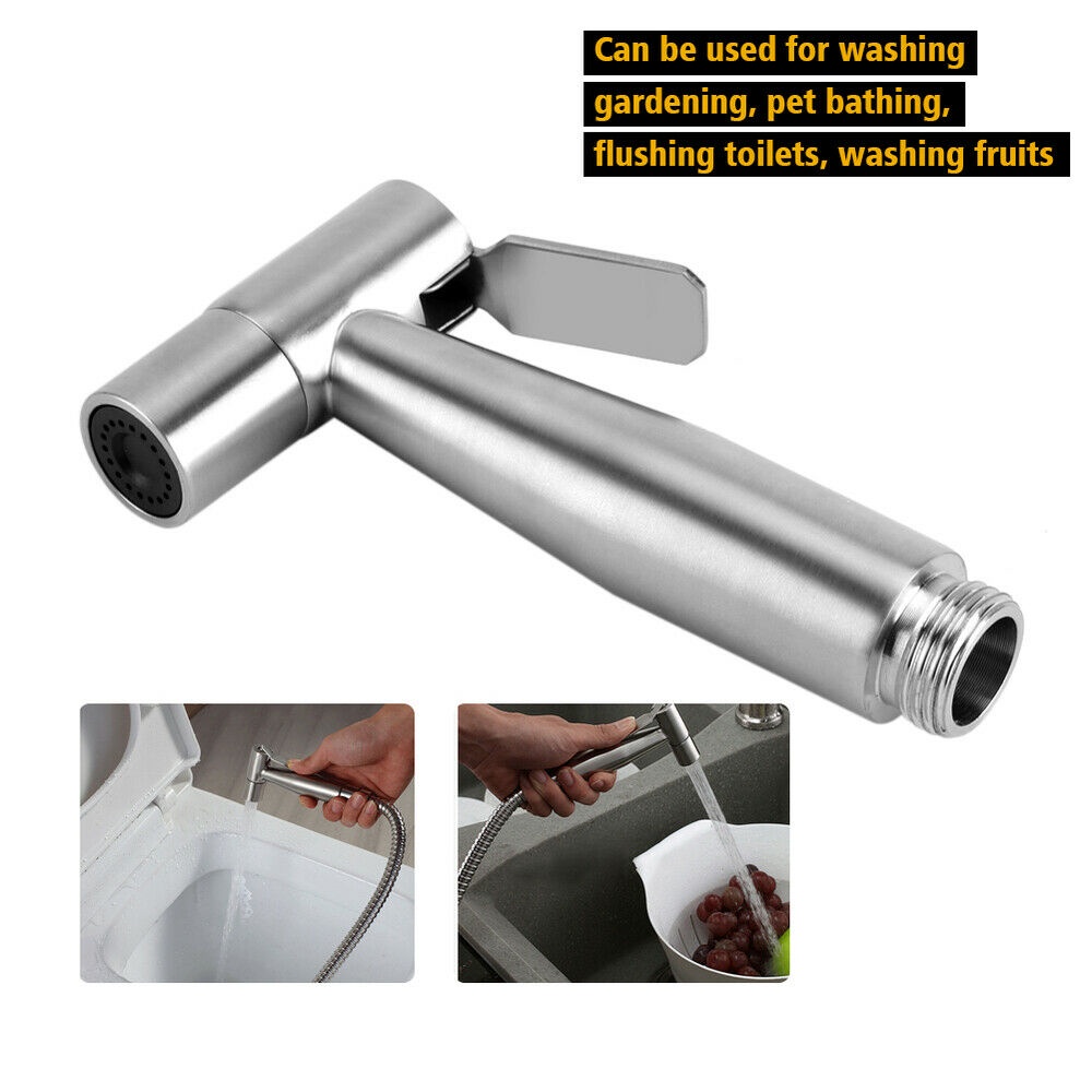 【304 Stainless】Jet Shower Set/Jet Shower Bidet Semprotan Toilet/Jet Shower Closet Spiral Sower Bidet