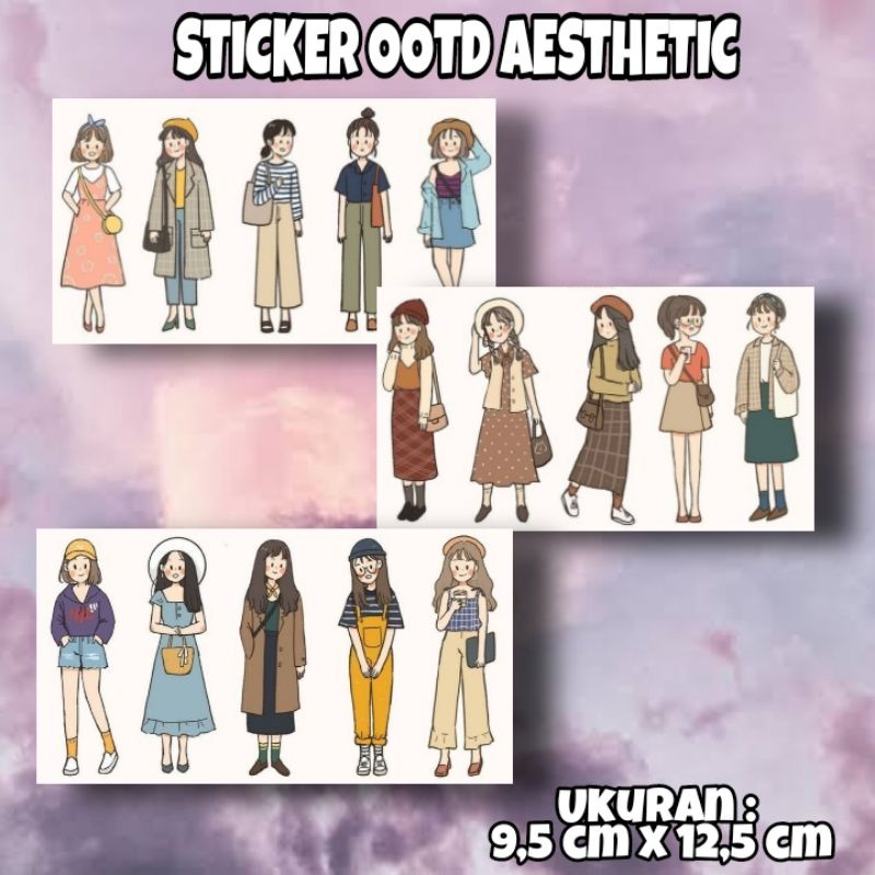 

STIKER TUMBLR AESTHETIC SET / Stiker Pack Aesthetic / Stiker Label / Stiker Hp Laptop / Stiker OOTD