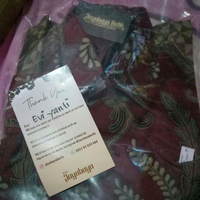 Kemeja Batik Pria Slimfit Jayabayabatik Arga