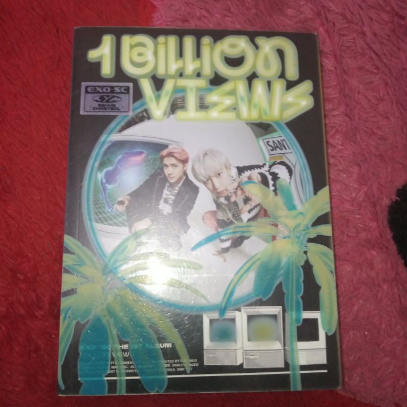 Official Album Only EXO SC 1 Billion Views + Postcard & Sticker