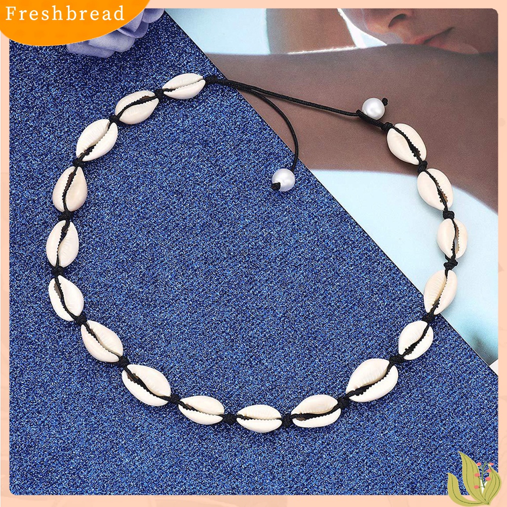 [TERLARIS]Women Seashell Choker Adjustable Necklace Pendant Collar Bracelet Anklet Jewelry